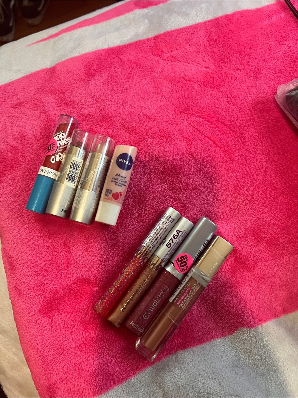 Pink Lip Balm & Mixed Gloss Duo Set